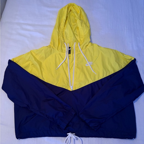 Nike Jackets & Blazers - Nike Yellow Windbreaker Jacket